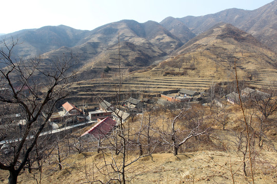 山地 盤山道