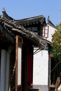 上海 朱家角 古鎮(zhèn) 中式建筑