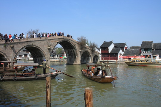 上海 朱家角 古鎮(zhèn) 江南水鄉(xiāng)