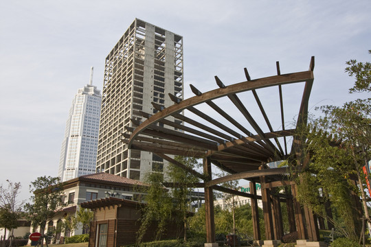 上海 浦東 都市 現(xiàn)代建筑