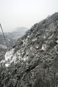 泰山雪景