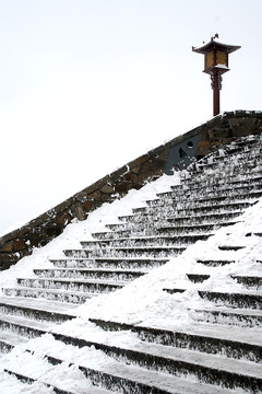 泰山雪景