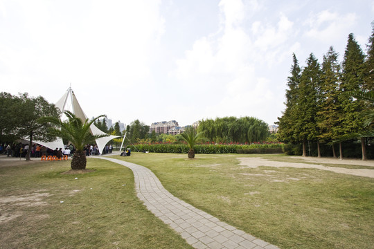 上海 浦東 金橋公園 休閑場所