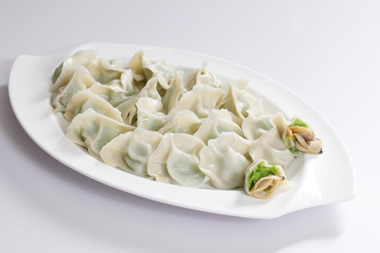 黃瓜活蜆肉水餃