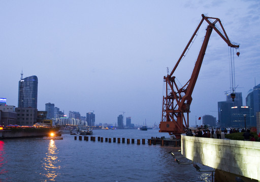 上海 外灘 夜景 浦江 游輪