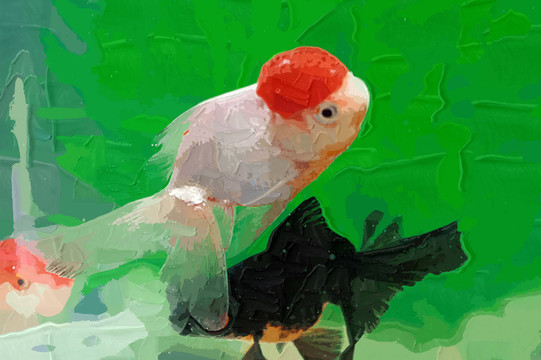 裝飾畫(huà) 金魚(yú)