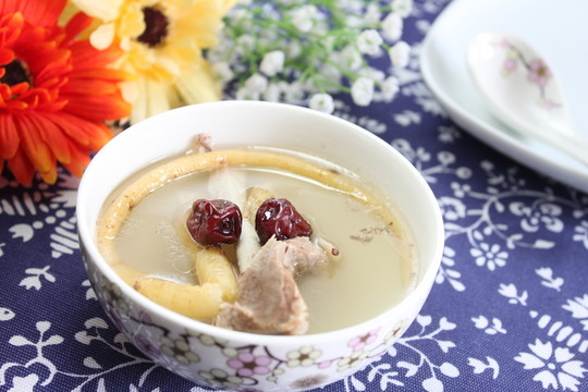 北芪黨參骨頭湯