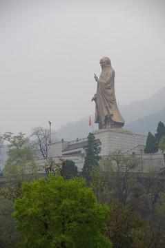 陜西周至樓觀臺(tái)老子像