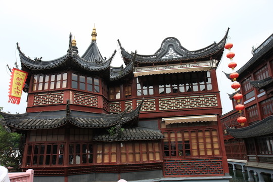 上海 豫園老街 商業(yè)區(qū) 景點