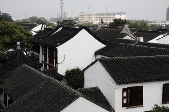 蘇州 古剎 寺廟 建筑 寒山寺