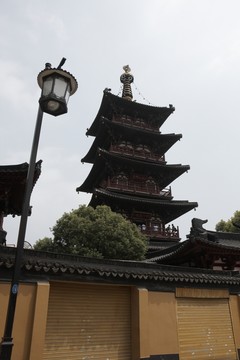 蘇州 古剎 寺廟 建筑 寒山寺