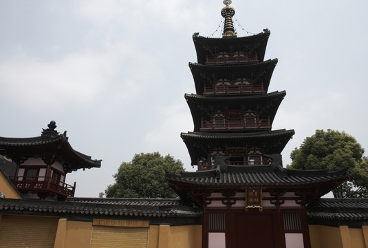 蘇州 古剎 寺廟 建筑 寒山寺