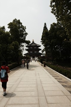 蘇州 古剎 寺廟 建筑 寒山寺