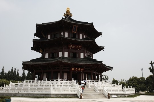 蘇州 古剎 寺廟 建筑 寒山寺