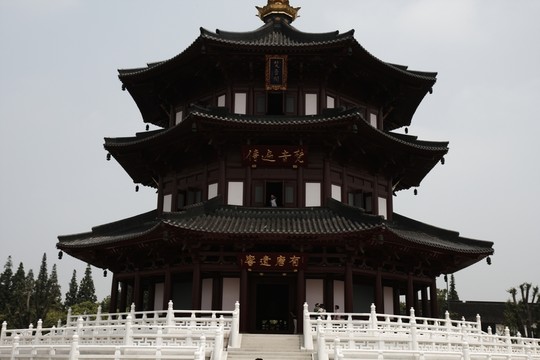 蘇州 古剎 寺廟 建筑 寒山寺