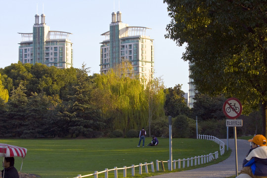 上海 浦東 世紀公園 休閑場所