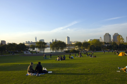 上海 浦東 世紀公園 休閑場所