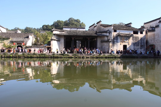 宏村旅游