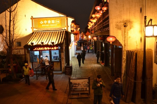 山塘街夜景