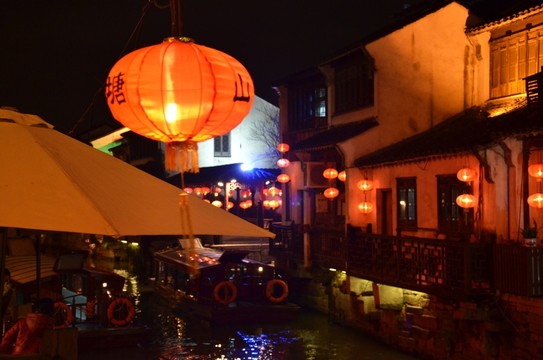 蘇州山塘街夜景