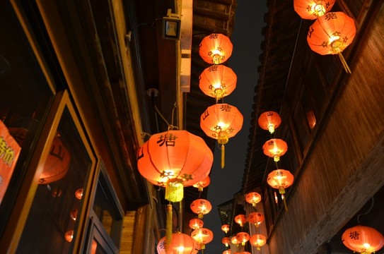 蘇州山塘街夜景