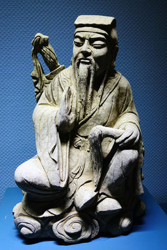 石雕呂洞賓像