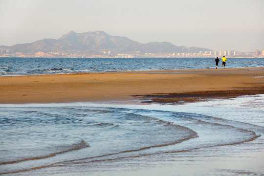 黃海海灘風景