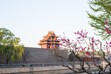 故宮角樓 春天
