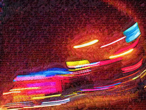 動感光芒