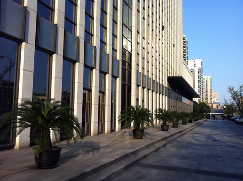 上海 浦東 都市街道 現(xiàn)代建筑