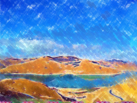 西藏高原納木錯