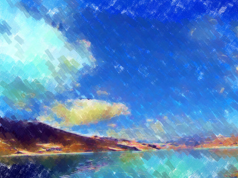 西藏高原納木錯