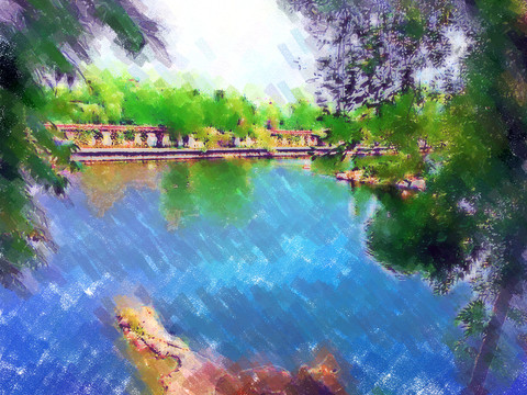 湖泊風(fēng)景