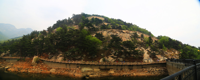 美麗的山景