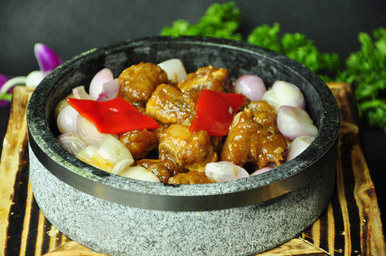 紅蔥頭焗肉排
