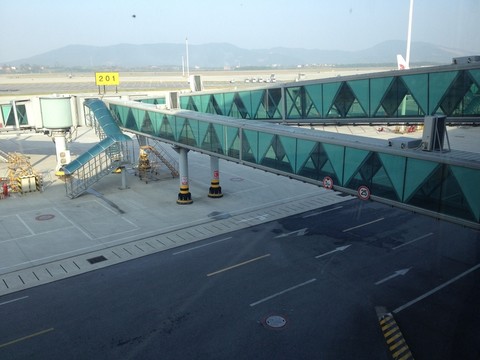 中國民航 飛機 機場 停機坪