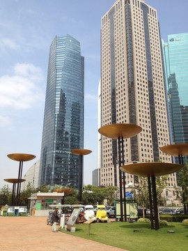 上海 浦東 現(xiàn)代建筑 寫字樓