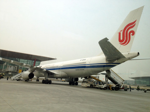 中國民航 飛機(jī) 機(jī)場 停機(jī)坪