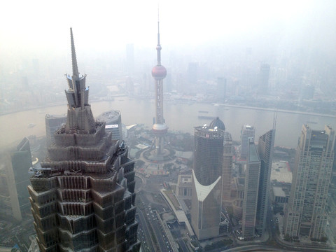 上海 陸家嘴 都市 鳥(niǎo)瞰 地標(biāo)