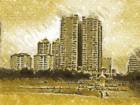 城市風(fēng)貌