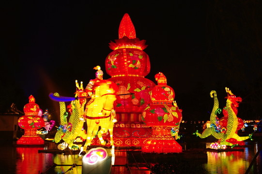 三國(guó)人物彩燈