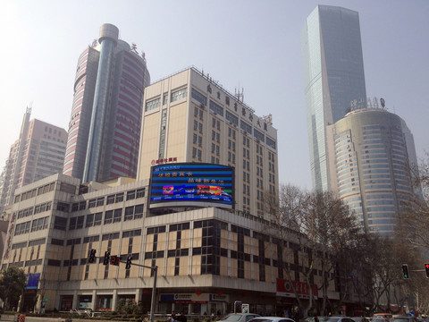 南京 商業(yè)區(qū) 街道 現(xiàn)代 都市