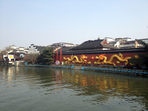 秦淮河 南京 夫子廟景區(qū) 水面
