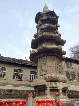 舍利塔 棲霞寺