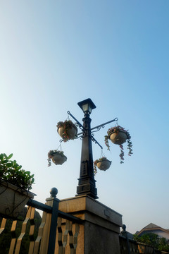 庭院燈 花籃