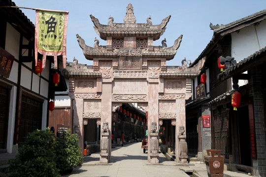 四川廣元昭化古城貞節(jié)牌坊