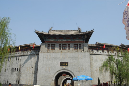 洛陽 麗景門 城墻 古建筑