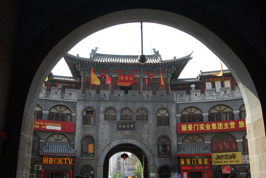 洛陽(yáng) 麗景門(mén) 城墻 古建筑