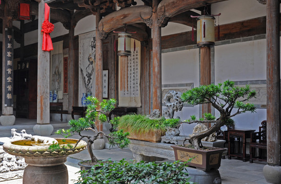 徽商大宅院庭院