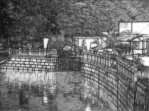 掃描風(fēng)景畫